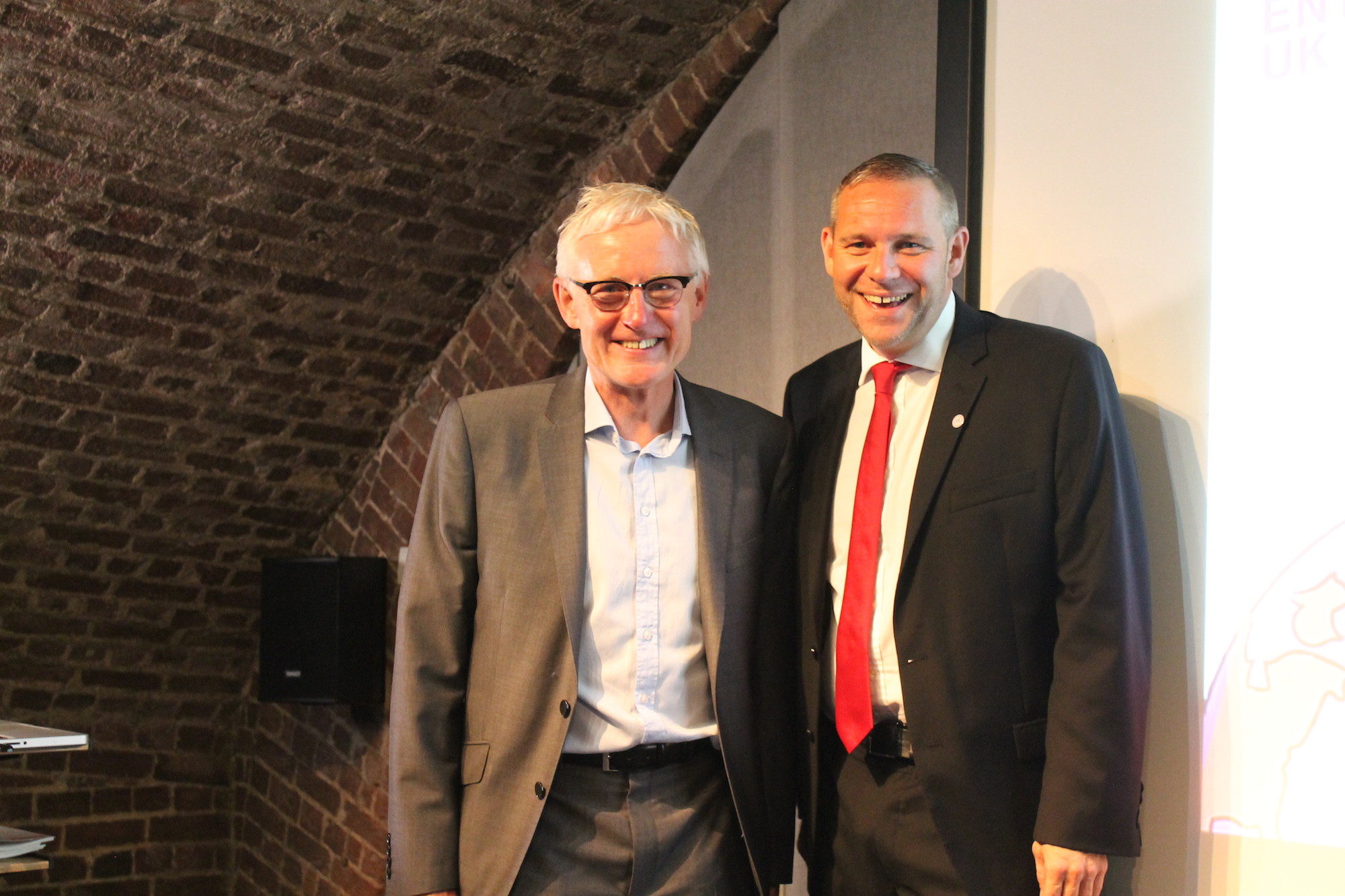 Norman Lamb MP and Peter Holbrook CBE